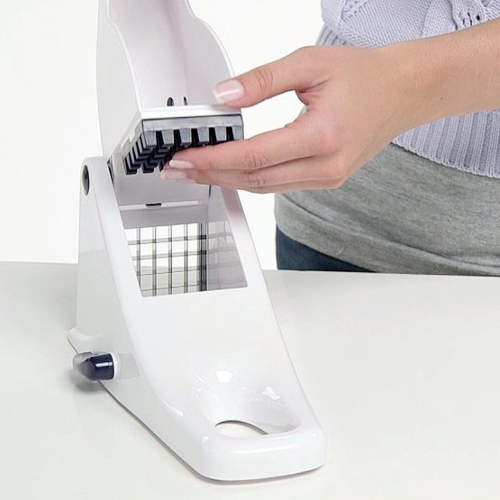Metaltex "Patato Plus" Potato and Vegetable Cutter, Silver - Image 3