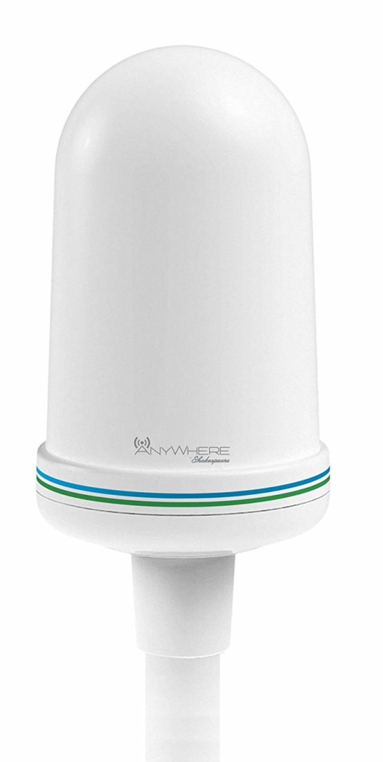 Shakespeare HDTV-MAR10 Omni Directional HDTV Antenna 12/24V DC - White, 10 Inch