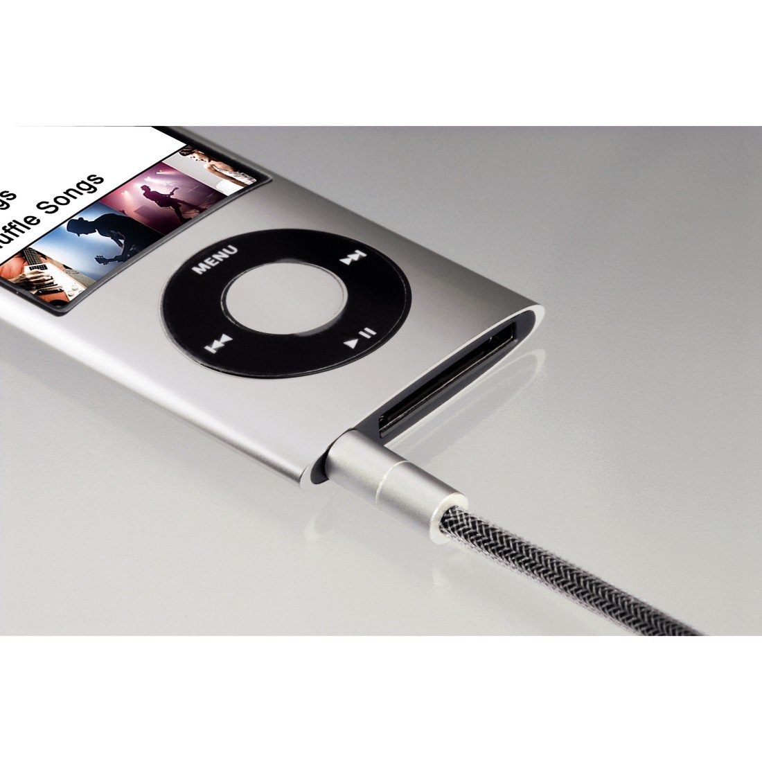 Hama 80868 0.5m AluLine 3.5 mm Jack Plug - 3.5 mm Jack Plug Stereo Connecting Cable - Silver - Image 2