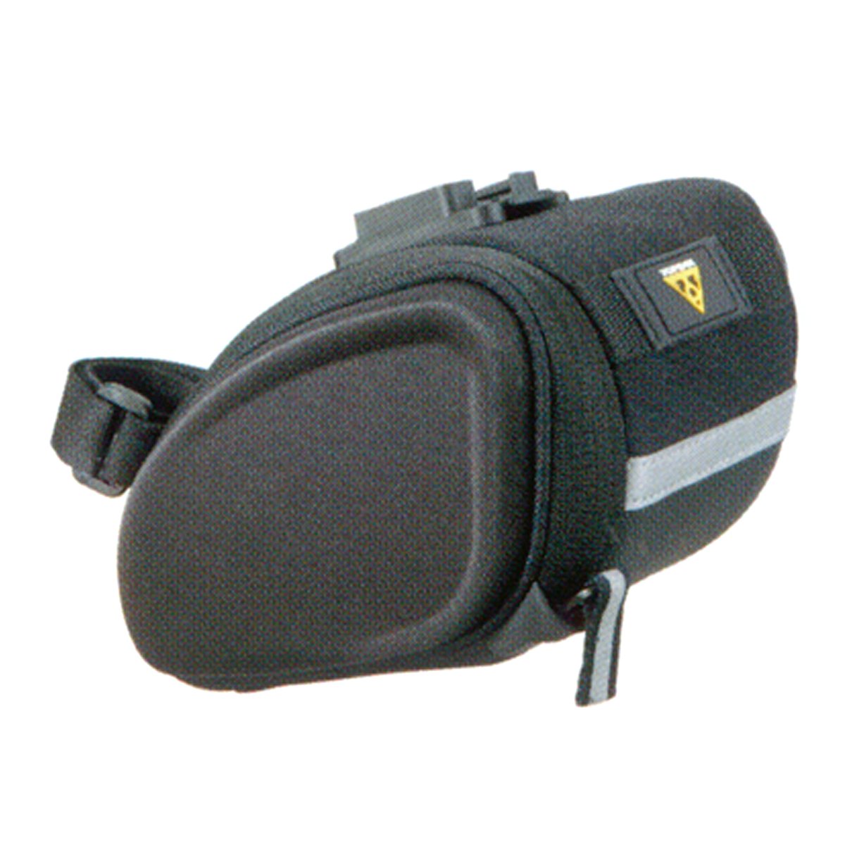 Topeak Unisex Adult Aero Wedge Pack Saddle Bag - Black, 15 x 8 x 7.5 cm/0.41 Litre