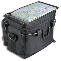 Rixen & Kaul Men's Daypack Handlebar Bag-Black, 8L