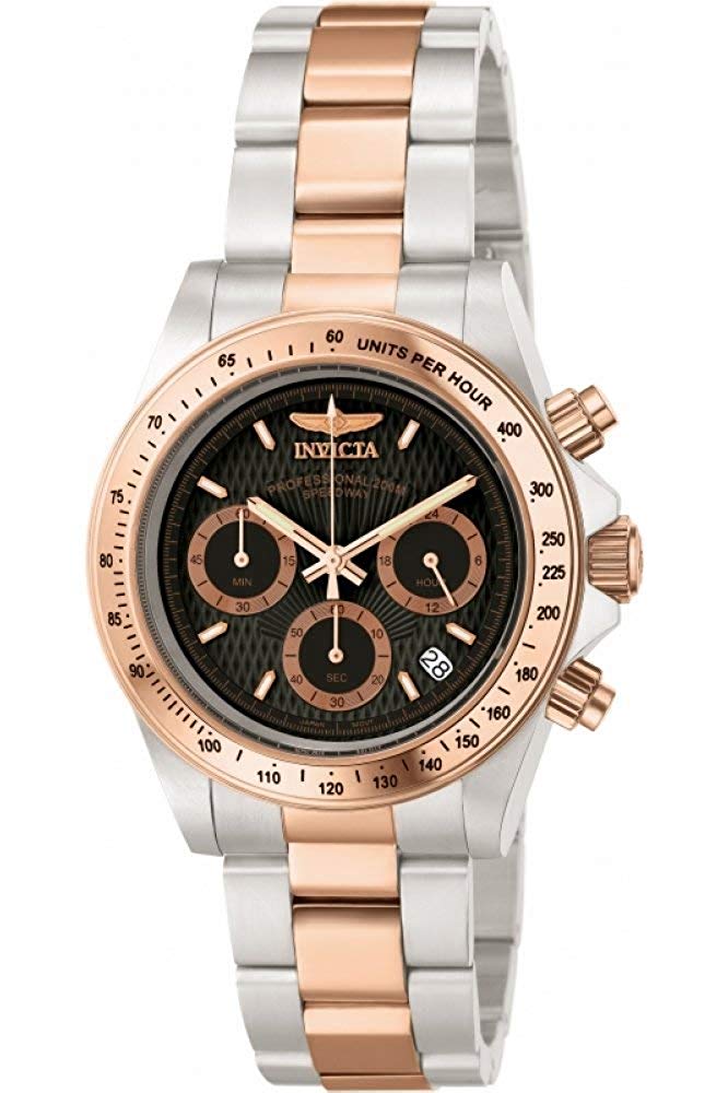 Invicta Speedway 6932 Men's Watch - Waterproof - Analogue - Quartz Movement - stainless steel with grey dial - 39mm
