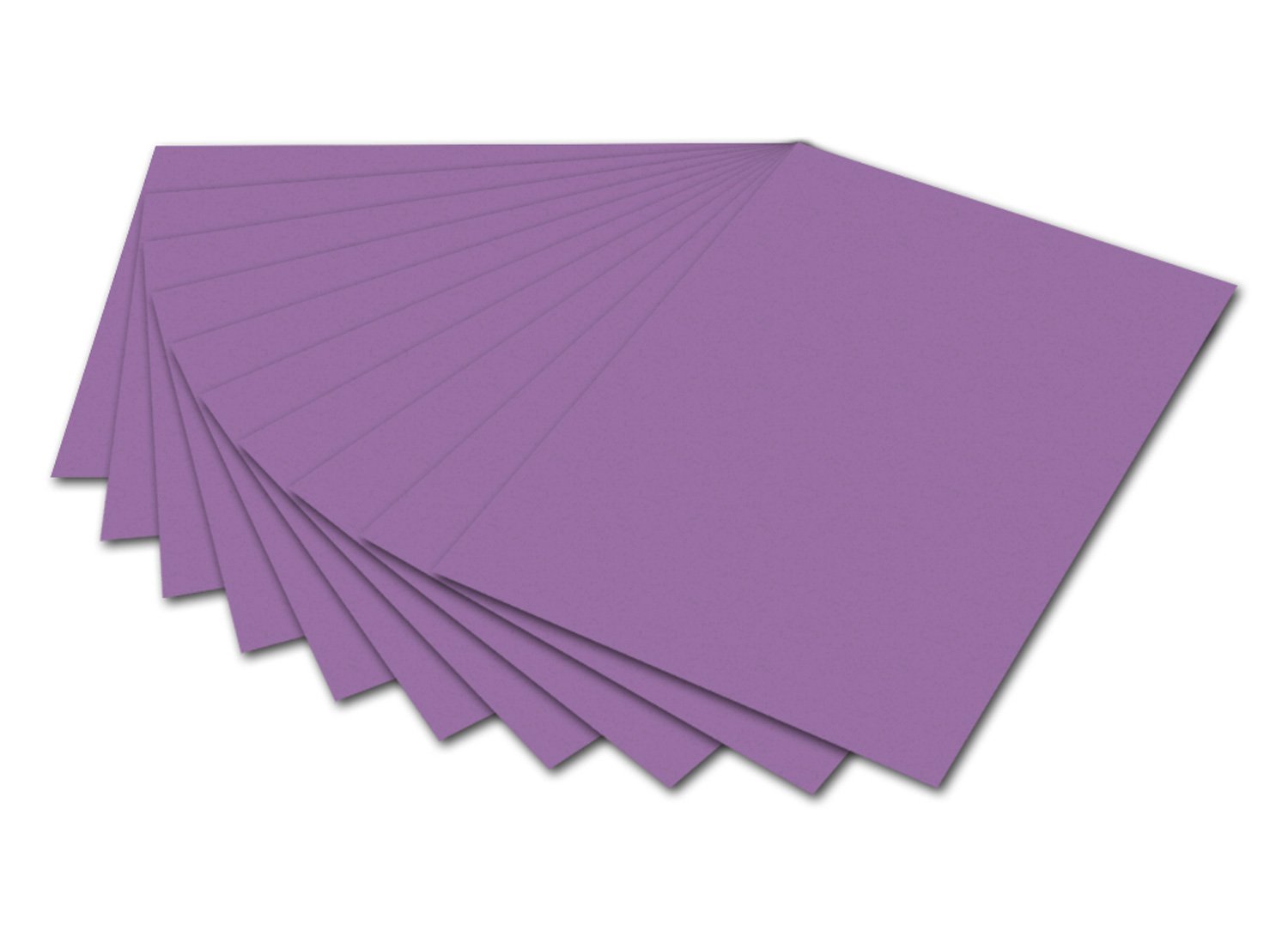 folia 6128 - Photo Card Lilac 50 x 70 cm 300 g/m² 10 Sheets - for Crafts and Creative Design of Cards Window Pictures and Scrapbooking
