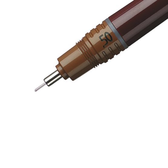 Rotring Rapidograph Technical Drawing Pen 0.50mm, Brown - Image 4