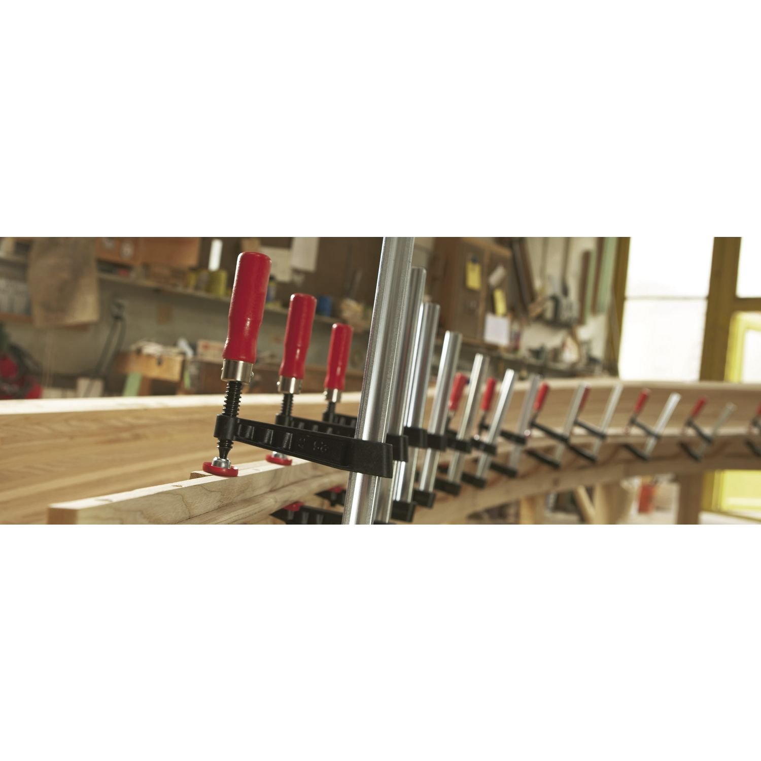 Bessey TPN20B8BE "TPN-BE" Malleable Cast Iron Screw Clamp, Multi-Colour, 200/80 mm - Image 2