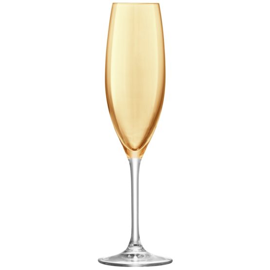 LSA PZ10 Polka Champagne Flute 225 ml Metallics Assorted x 4 - Image 2