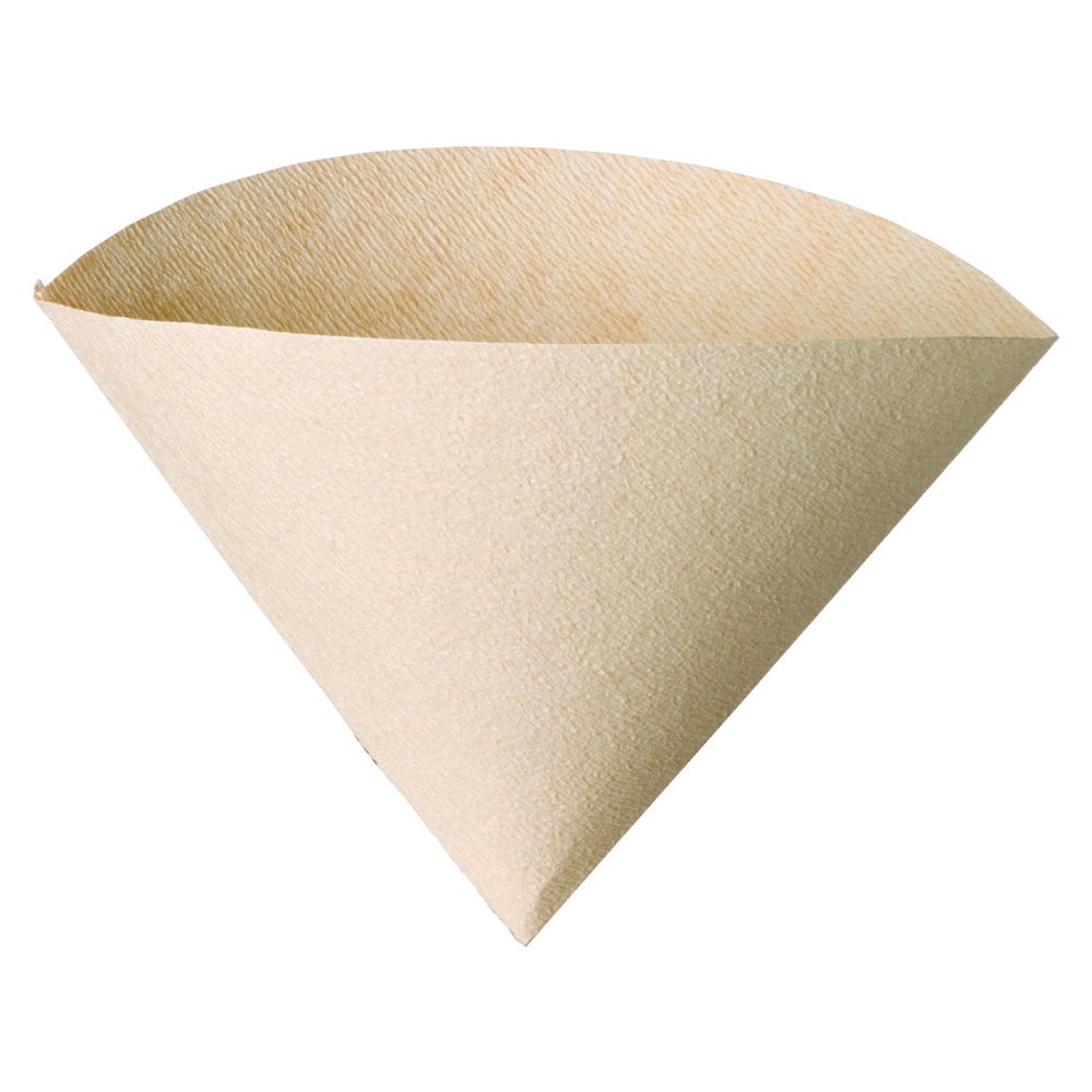 HARIO VCF-02-100MK 1-Piece Box of Paper Filter for 02 Dripper Misarashi, Natural, Without Tabs, Size 02-100pcs - Image 2