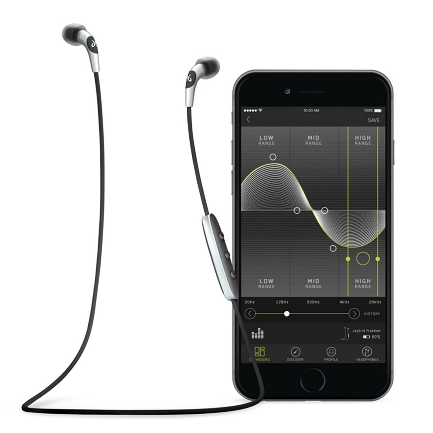 Jaybird Freedom Special Edition Bluetooth Wireless Headphones, designed for Sport Running and Fitness, Black/Silver - Image 4