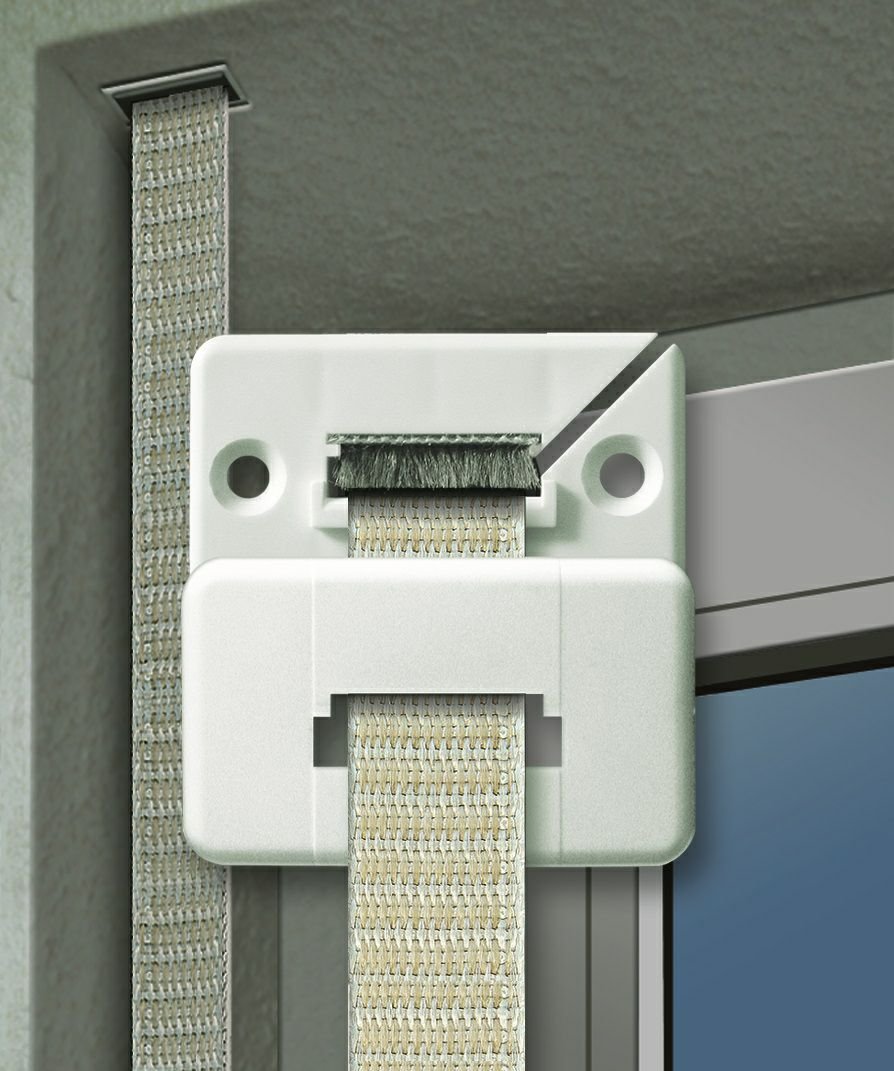 Schellenberg 15202 Duo Guide-sangle Angle for Shutter Belt Wind System with Min/Max, White - Image 2