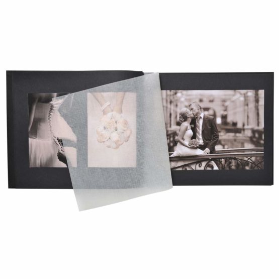 Exacompta 'Ceremony' Wedding Photo Album, black - Image 4