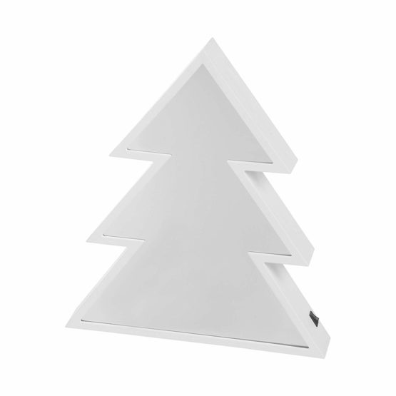 Global Gizmos Xmas Tree Infinity Mirror Light with Reindeer Scene, Green - Image 2