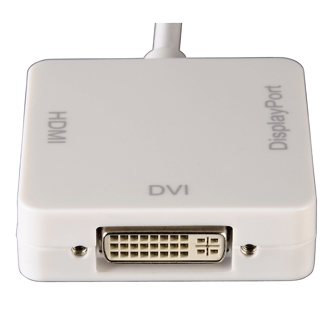 Hama 3 in1 Adapter for Mini-DisplayPort and DVI-D/DMI Coupling, White - Image 3