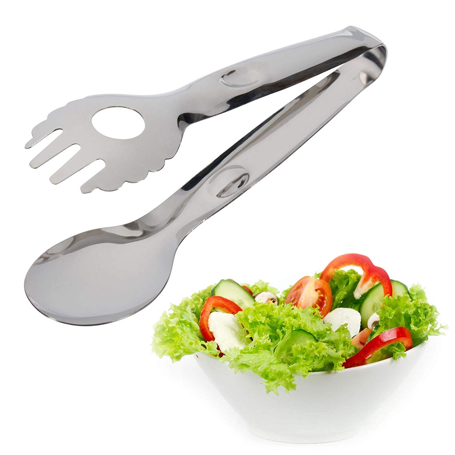 Westmark Greifling Stainless Steel Salad Tongs, 22 cm