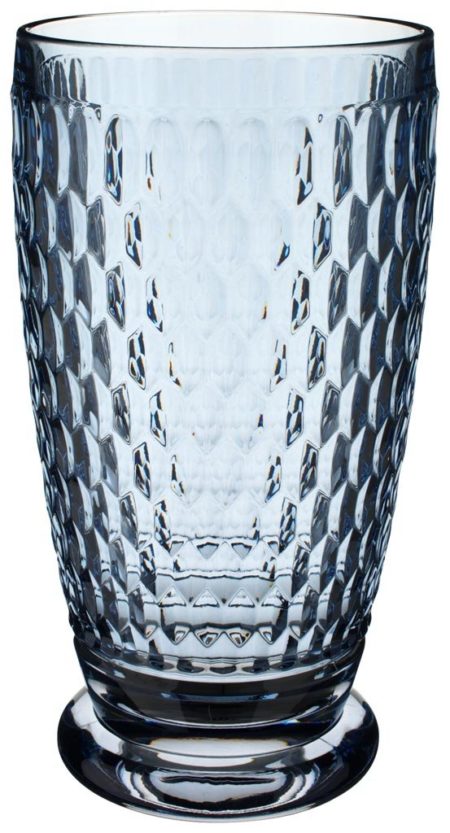 Villeroy & Boch Boston Coloured Long Drink Blue, 400 ml, Crystal Glass, 162 mm