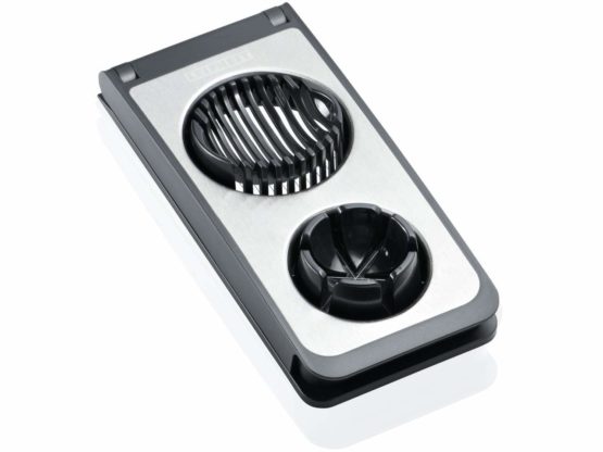 Leifheit Egg cutter Combi in black/grey, Stainless Steel