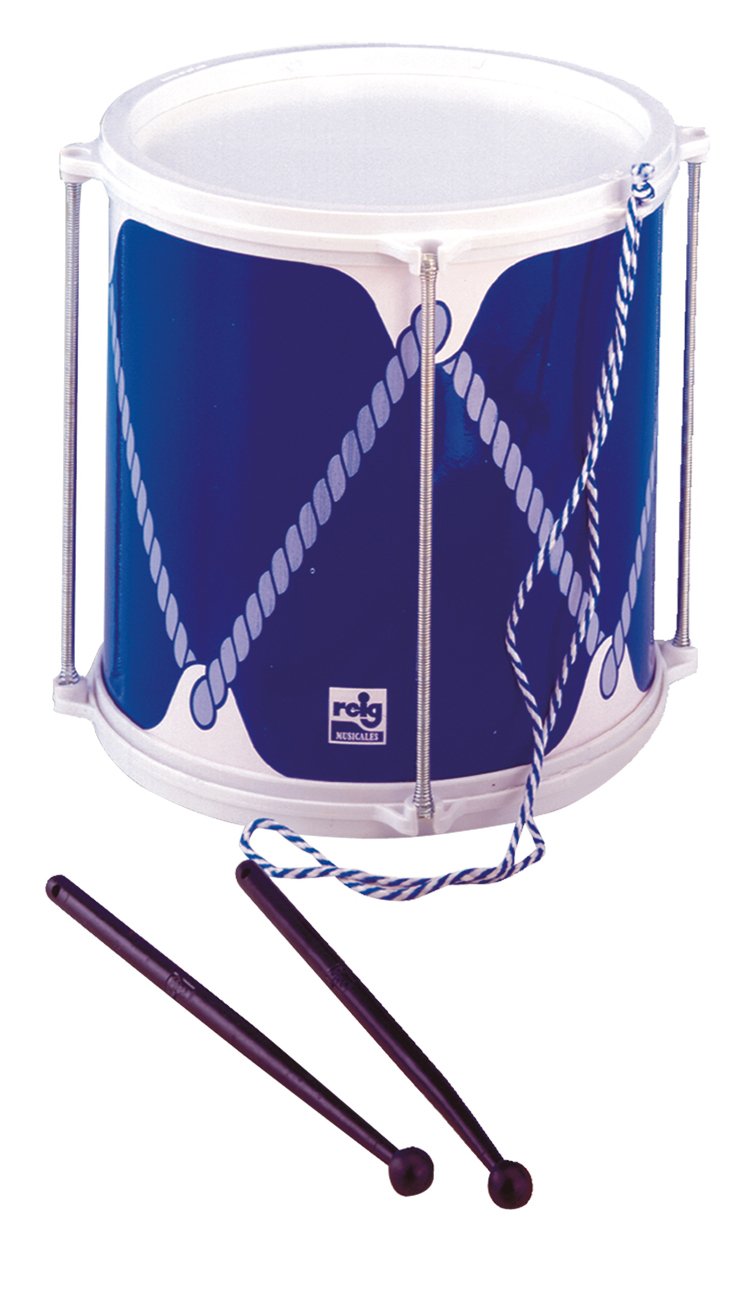 REIG Parade Kettle Drum with Drumsticks and Strap BigaMart
