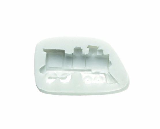 silikomart Silicone Mould Sugarflex Train, White