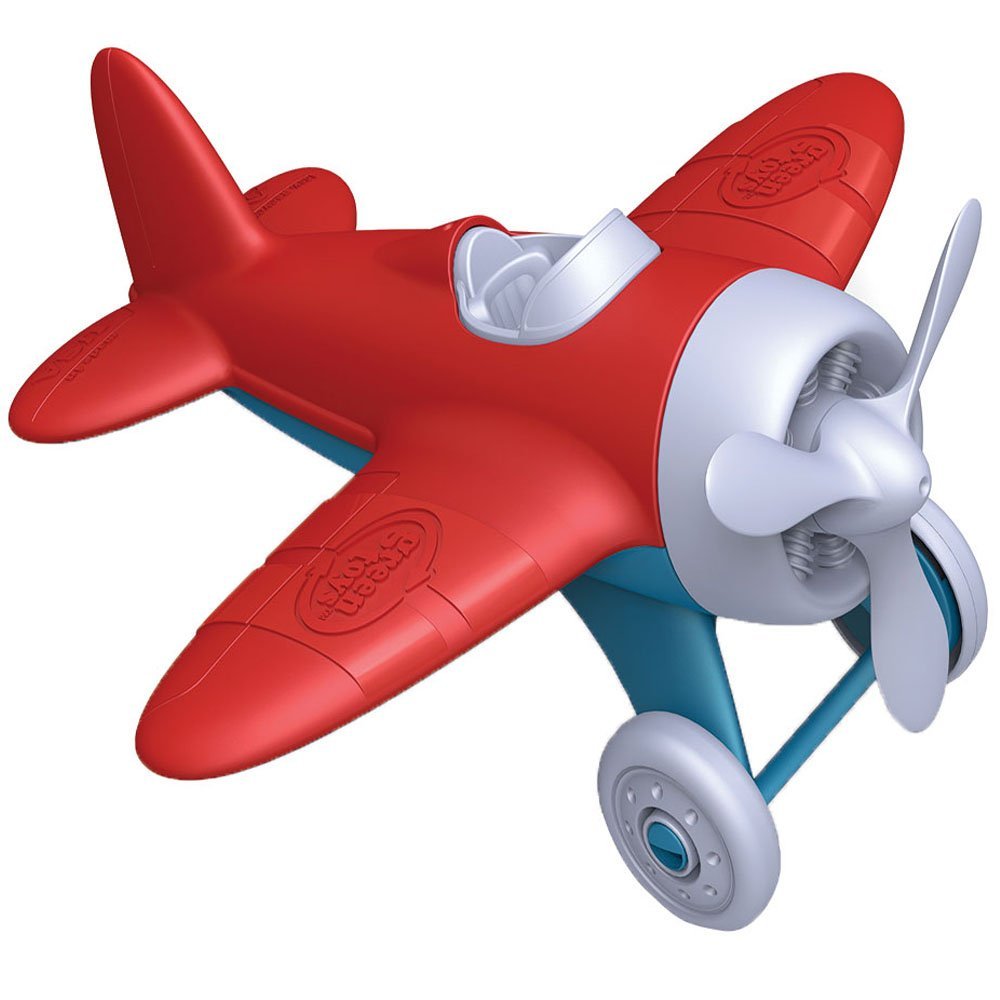 Green Toys Airplane, Red, AIRR-1026, One Size