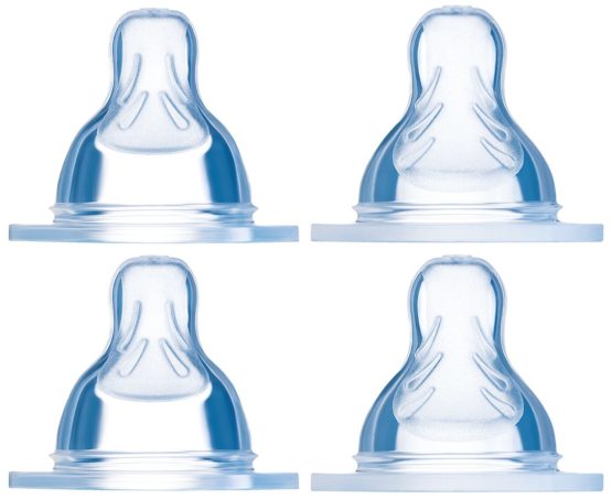 MAM Babyartikel 99964023 - Tetinas biberon, pack of 4 (2 teatas 4m +, 2 teatas 6m+)