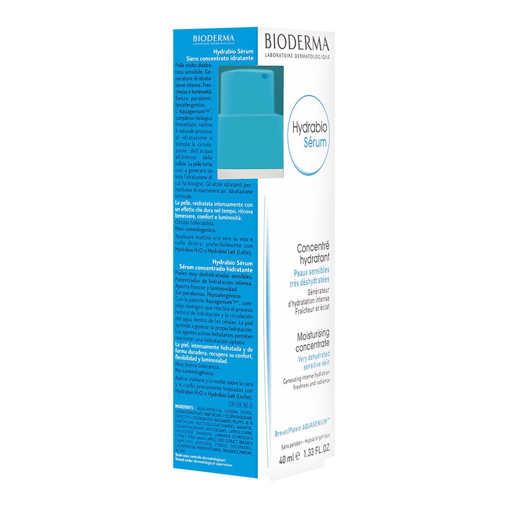 Bioderma Hydrabio Serum, Moisturising Serum for Dehydrated Skin Moisturiser Concentrate Protects - Image 3
