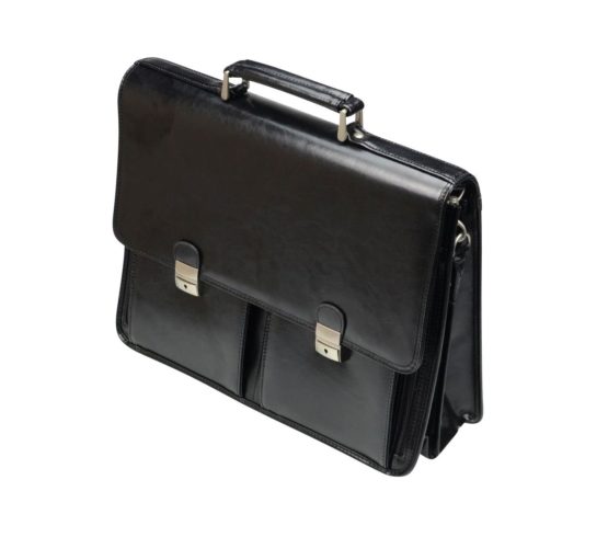 Alassio - 47118 VENETO - briefcase fnr 15.4 inch Laptop, imitation leather, black - Image 4