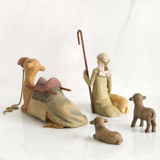 Willow Tree "Shepherd and Stable Animals" Figurine - Image 2
