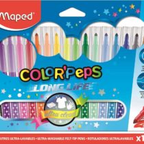 Maped Color'Peps Ultra Washable Felt/Fibre Tip Pens (18 Pack)