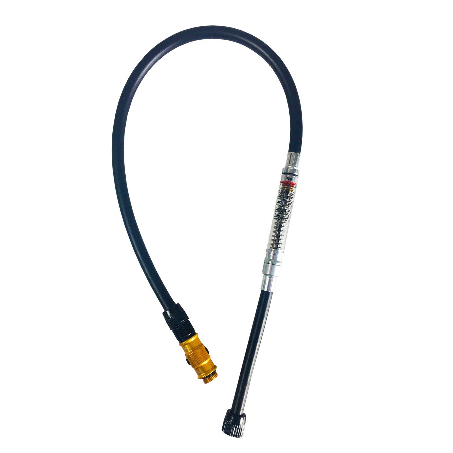 LEZYNE Micro Floor Drive High Pressure & High Volume Bike Pumps, Silver - Silver - Image 4