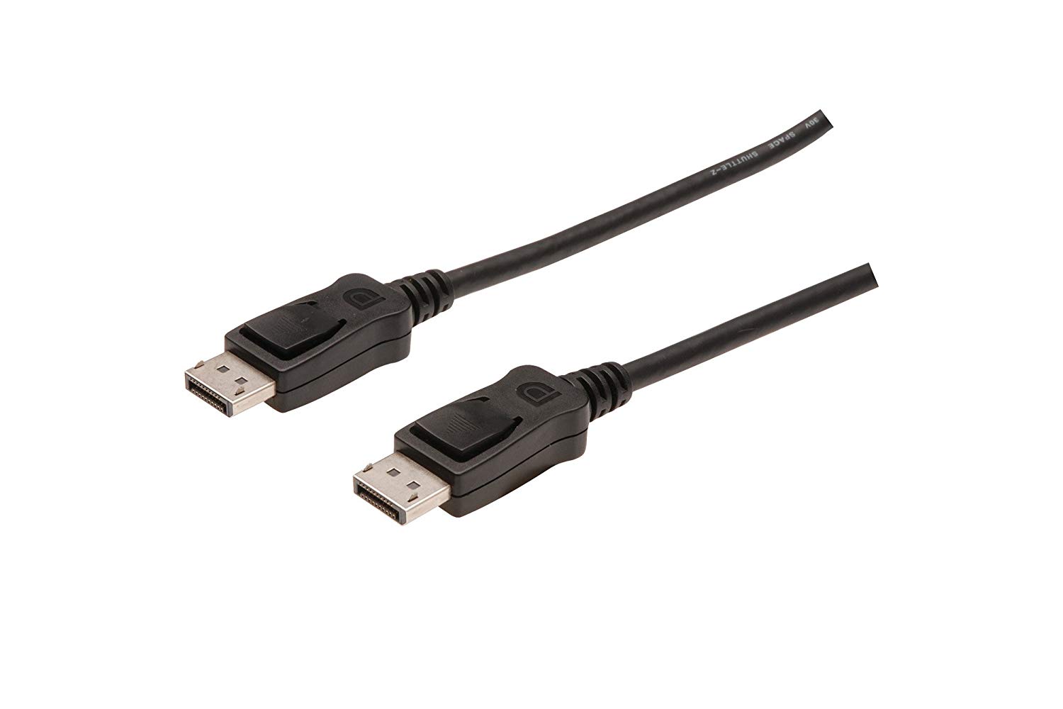 Digitus DisplayPort Cable, Full HD 1080p/60Hz, 3m, with lock, DisplayPort 1.1a, Compatible with PC, monitor
