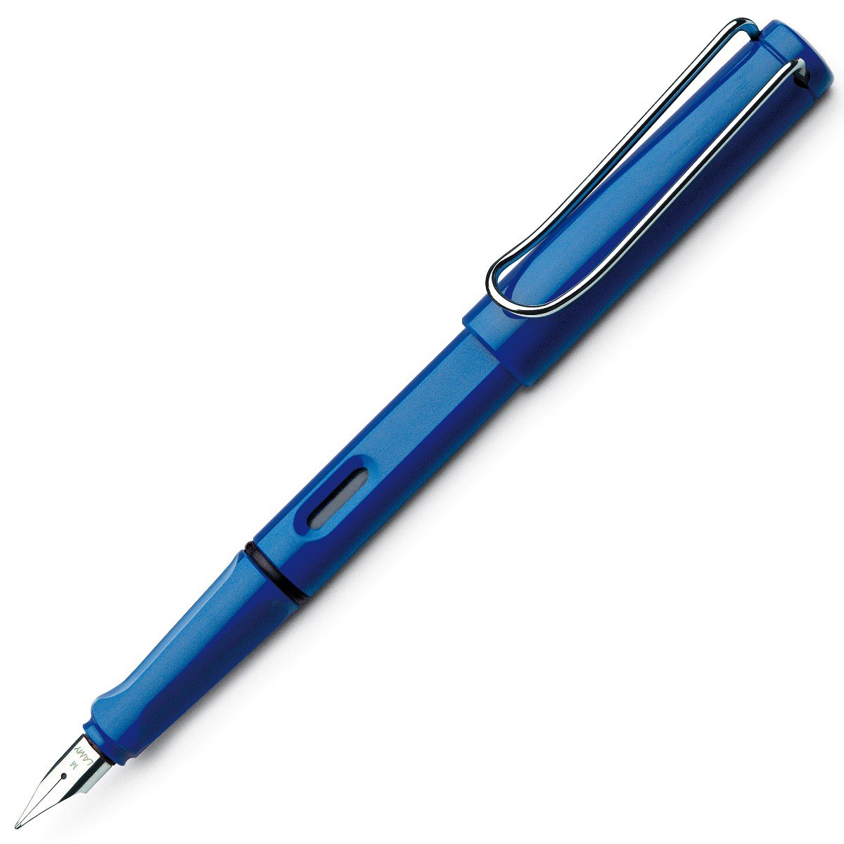 LAMY safari blue, Fountain Pen with ergonomic grip & polished steel nib in size M, ideal for any Writing & Calligraphy