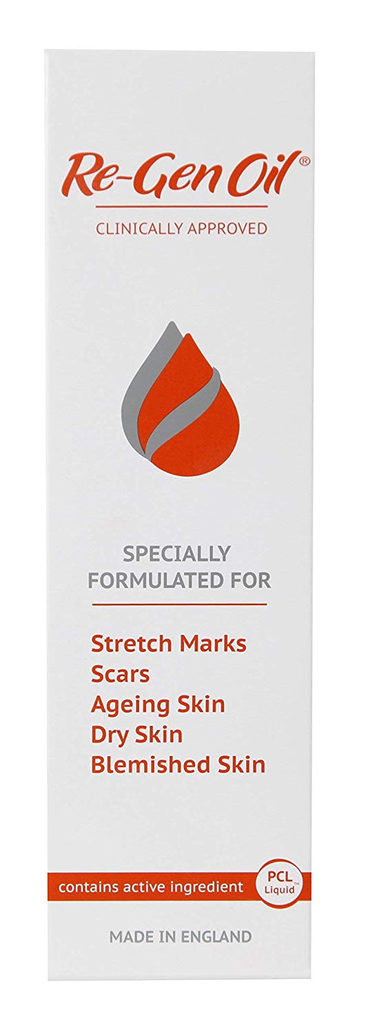 Re-Gen Oil Improve the Appearance of Scars, Stretch Marks and Uneven Skin Tone 125ml, 125 ml (Pack of 1)