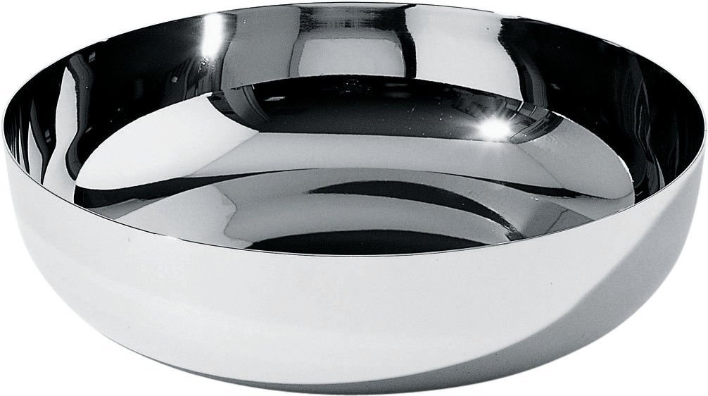 Alessi Salad Serving Bowl, Silber, 29 cm