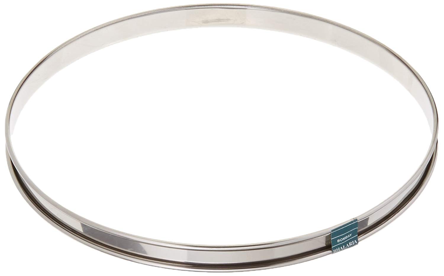 Gobel 824990 Stainless Steel Tart Ring with Rolled Edges 28 cm, Silver, 11 in