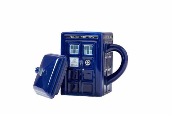 Doctor Who Tardis Mug with Lid, DR87