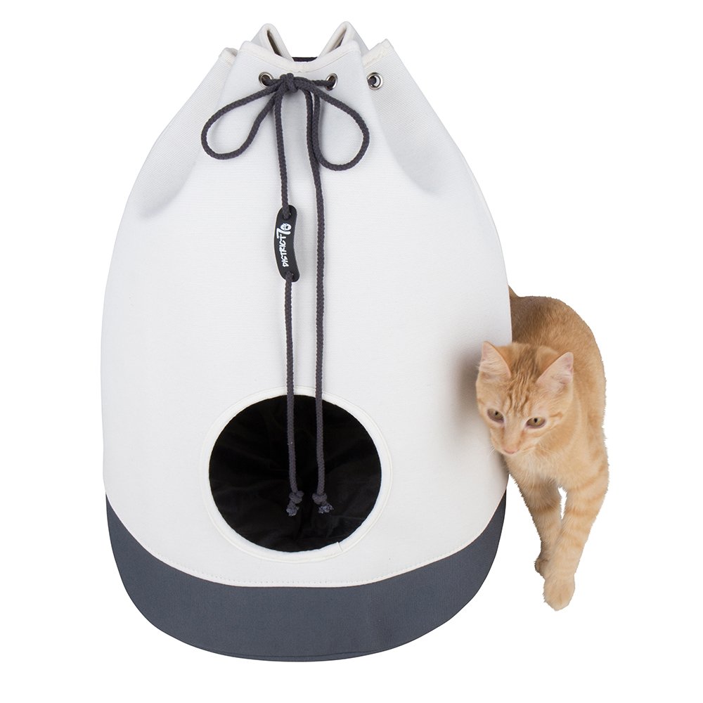 District 70 Casa Cat House and Cat Den, 45 x 45 x 60 cm, Dark Grey - Image 4