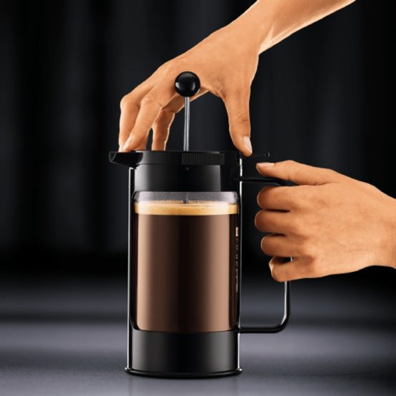 BODUM Bean 8 Cup French Press Coffee Maker, Black, 1.0 l, 34 oz - Image 4