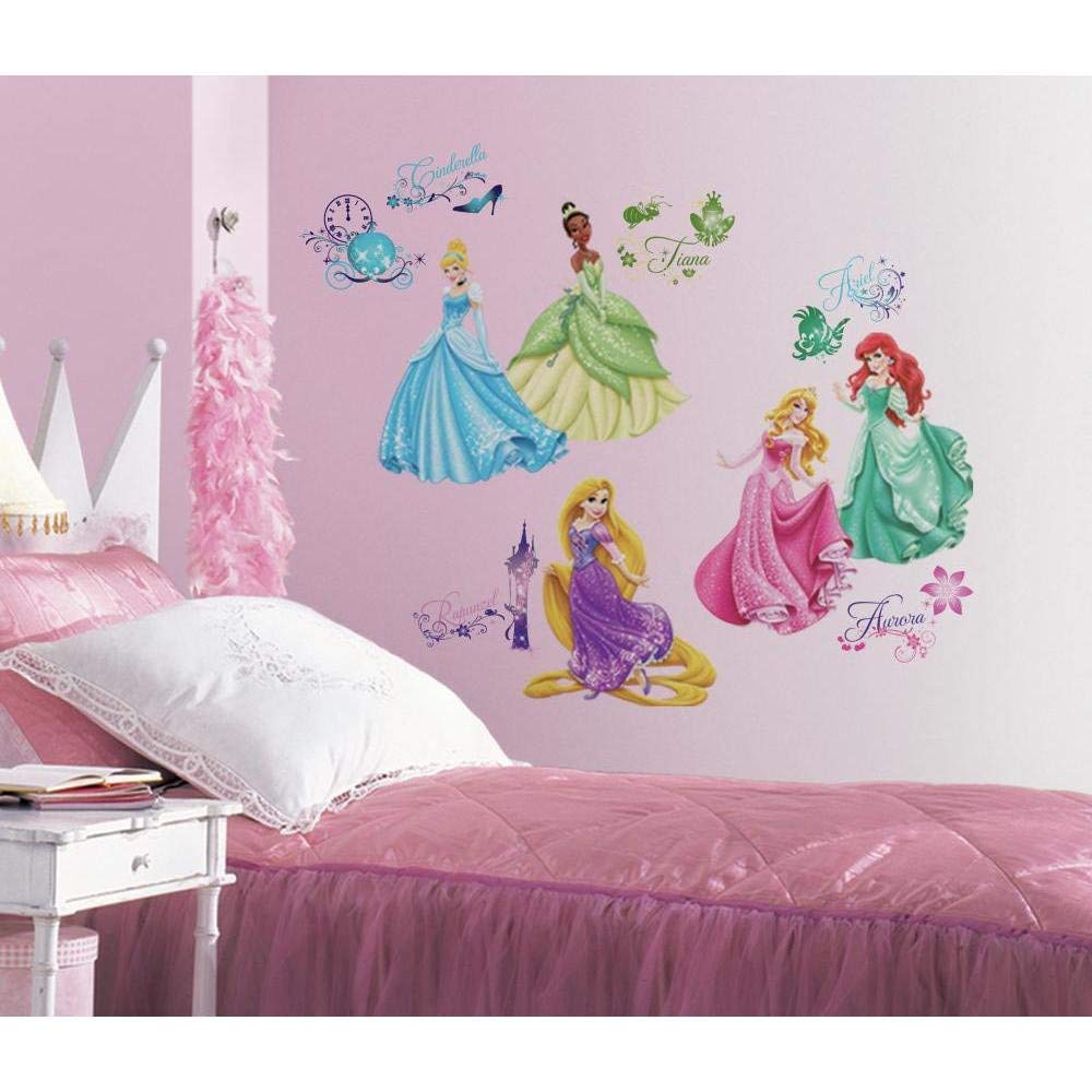 RoomMates RMK2199SCS Disney Princess Royal Debut Peel and Stick Wall Decals 10 inch x 18 inch - Image 2