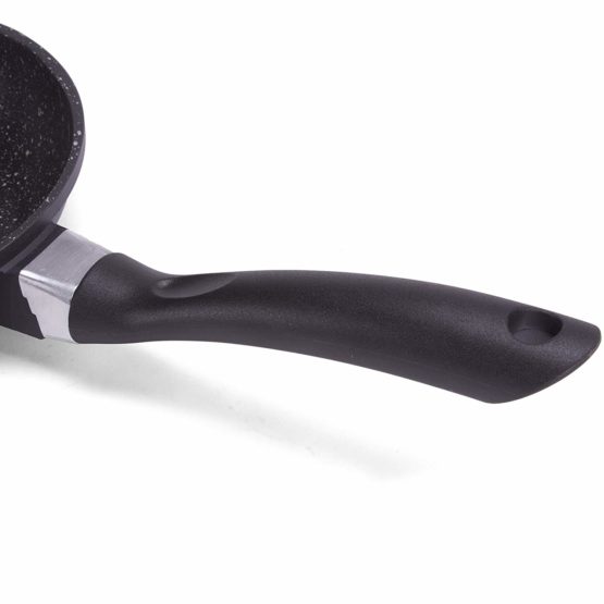 MSV CAST Aluminium FRYINGPAN Stone Coating 24 cm, Black - Image 4