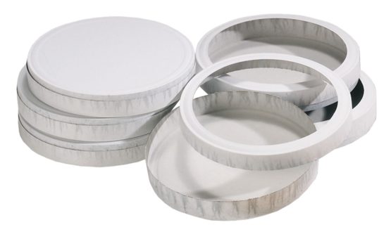 Folia 995 Cheese Boxes Diameter x 15.3 cm – 10 Pair Pack – White