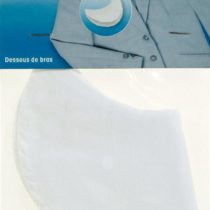 Prym Dress Shields Size S White 100% Cotton
