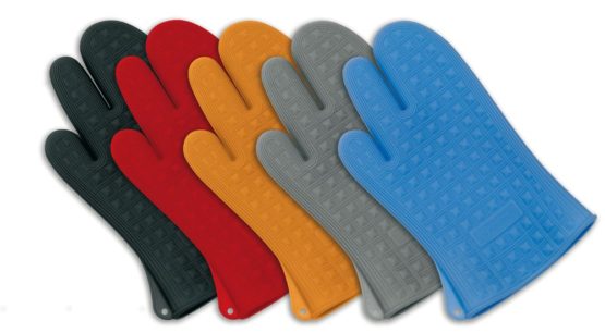 Silikomart Silicone Oven Mitt Mister Hot , Blue, Light Blue - Image 2