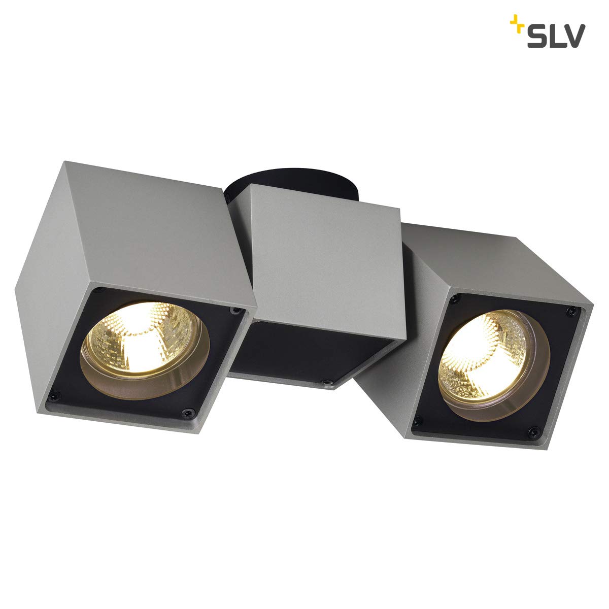 Surface Wall-Mounted Light SLV Altra DICE CW/Interior 50 W Aluminium Ceiling Spotlight / GU10 50W Black 