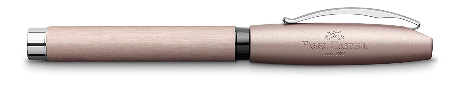 Faber-Castell Essentio 148422 Fountain Pen Nib EF Aluminium Rose, rosé - Image 3