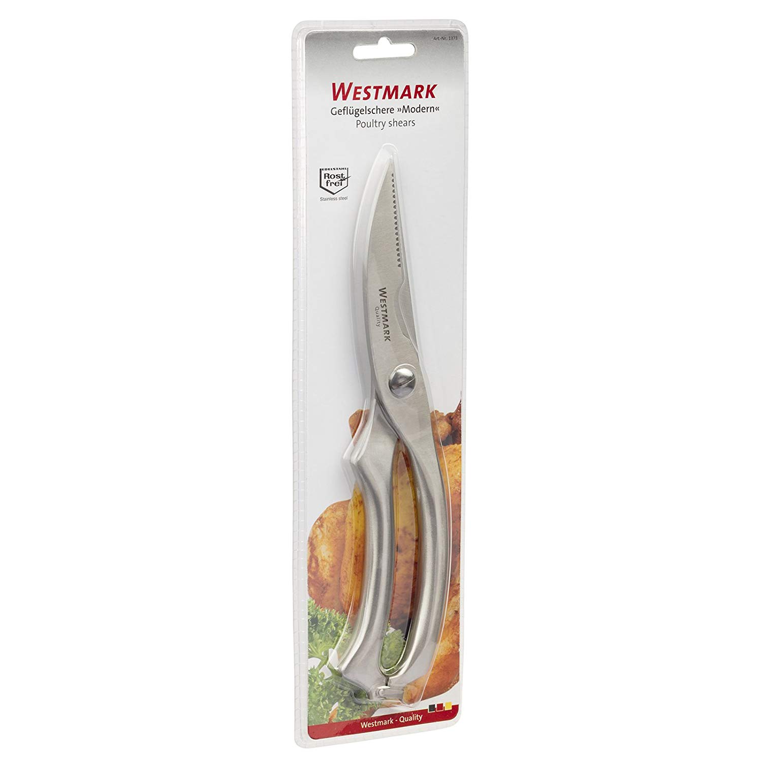 Westmark Poultry Shears, With Inner Spring And Lock, Blade Length: 8 cm, Stainless Steel, Polished, Silver - Image 4