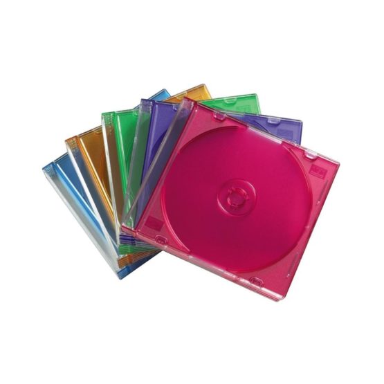 Hama 51166 Slim CD Cases Pack of 25 - Multicoloured, Various - Image 2