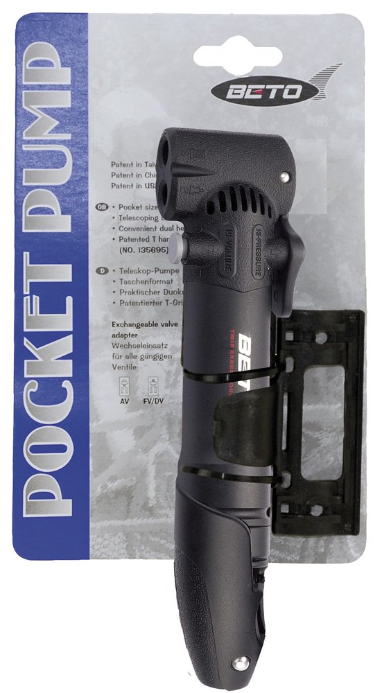 Beto Double Head Pump - Black