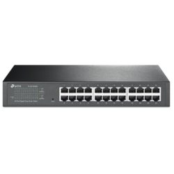 TP-Link TL-SG1024DE 24-Port Desktop Gigabit Easy-Smart Ethernet Switch, Steel Case, 13 Inch Rack-Mount , Black