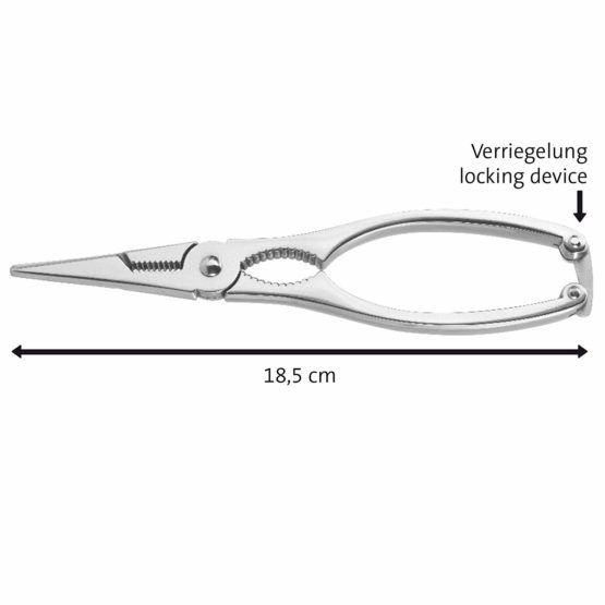Westmark Lobster Tongs, Stainless Steel, Polished, Length: 18.8 Cm, Cammarus, Silver, 66132280 - Image 3