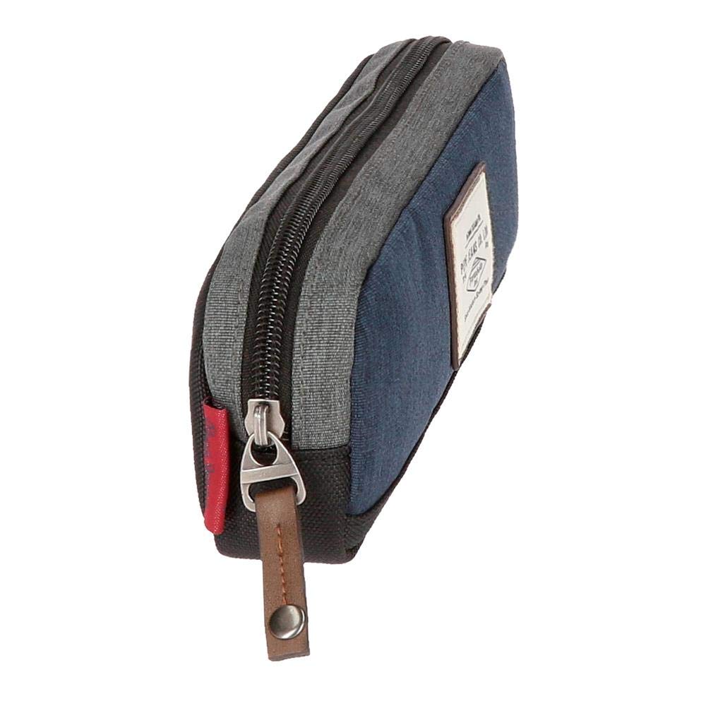 Pepe Jeans Roy Pencil Case Blue 22x7x3 cms Polyester, 22 cm - Image 2