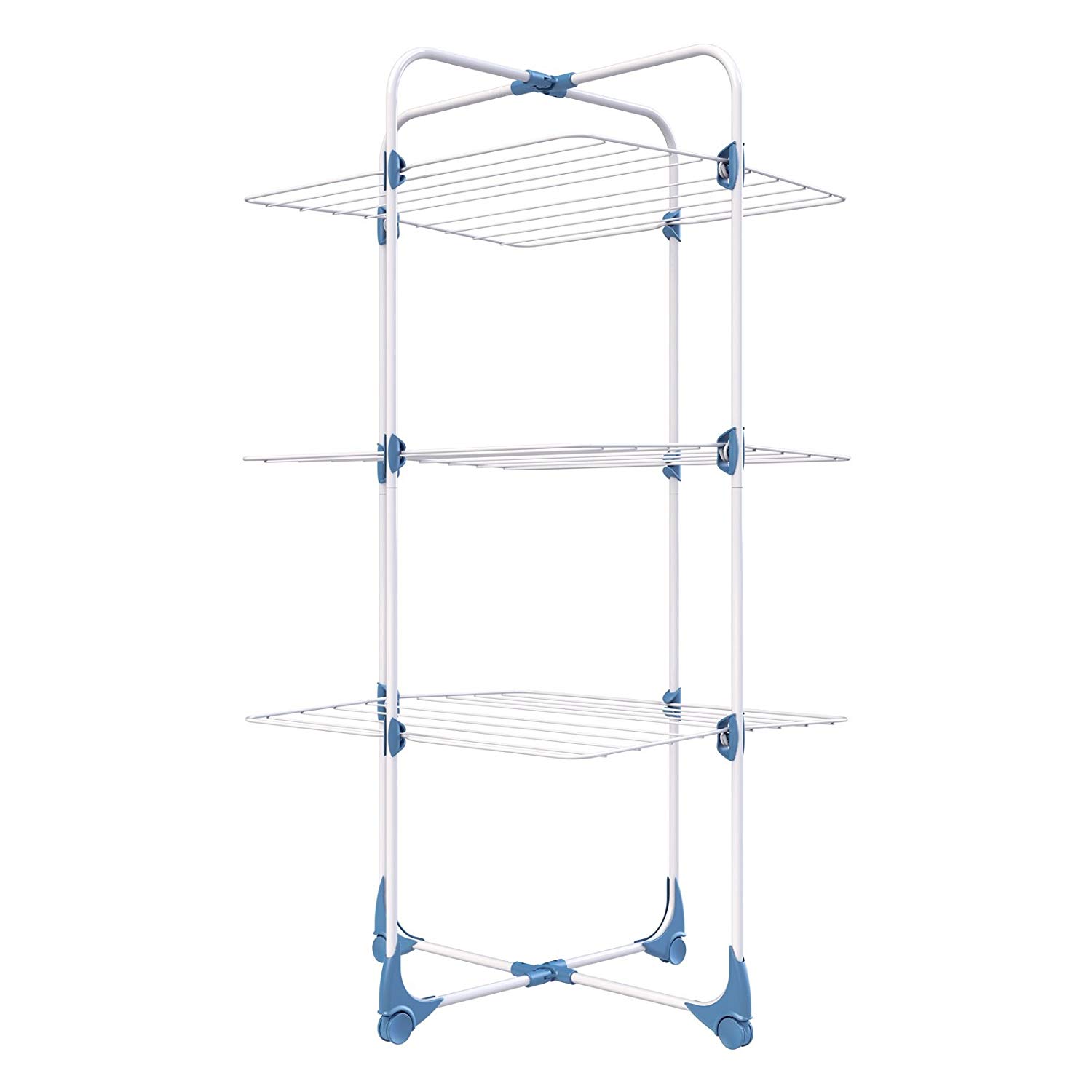 Minky IH89000101 Tower Indoor Airer with 15 m Drying Space, Silver